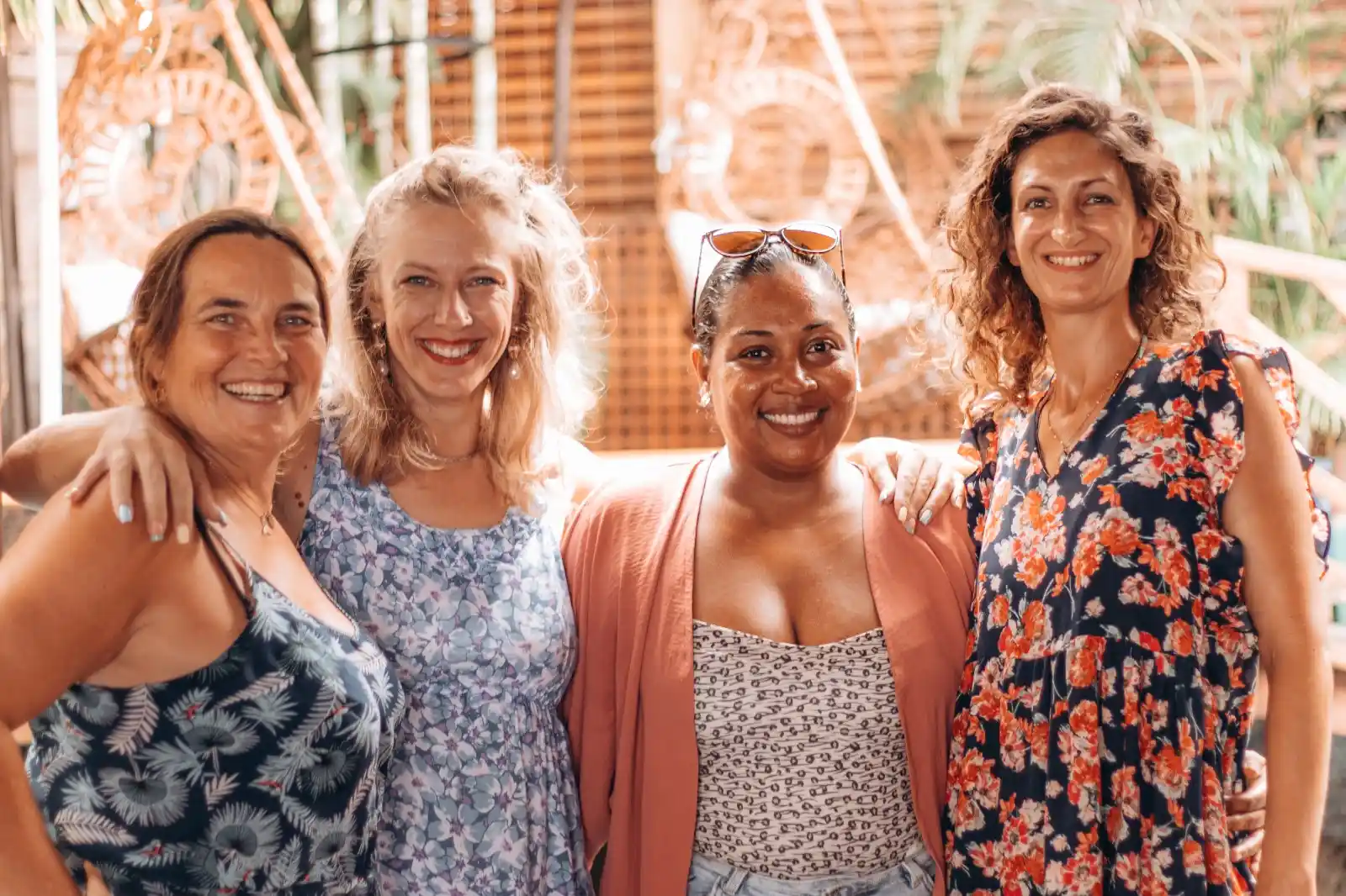 Des femmes de la communauté Runwives réunies à La Réunion