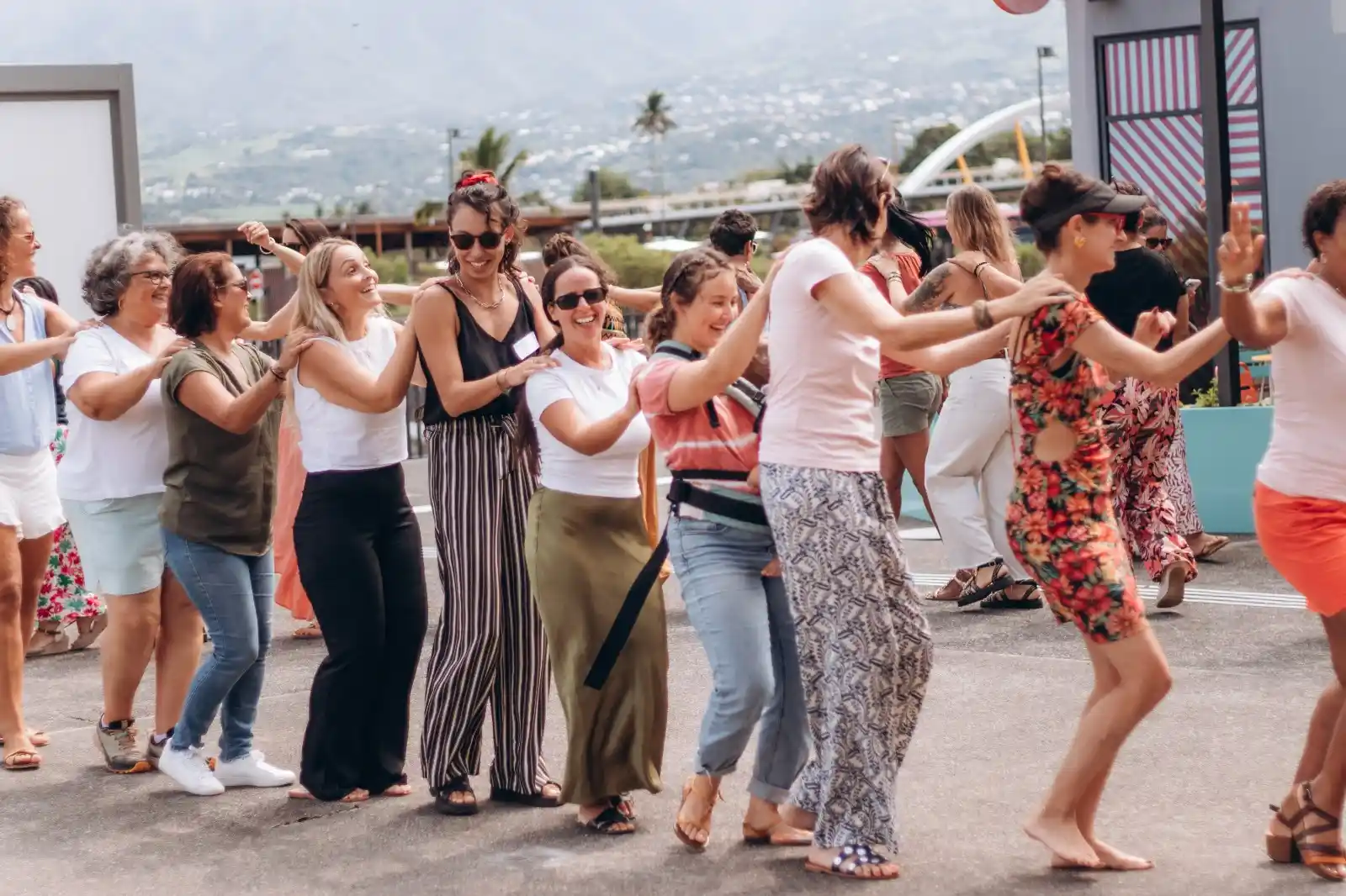 Les Runwives réunies lors d’un événement à La Réunion